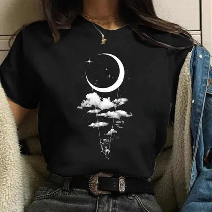 تي شيرت نسائي هاراجوكو برسومات